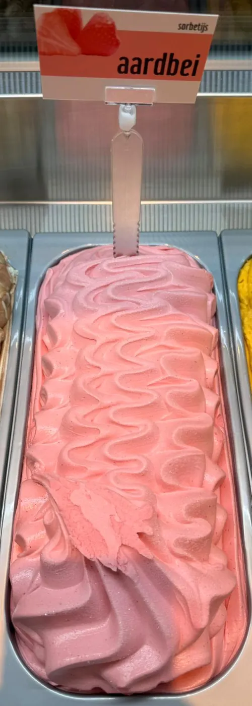 Aardbei sorbet